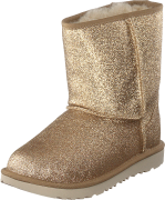UGG Classic Short Ii Glitter Gold, Kengät, Bootsit, Talvisaappaat, Ruskea, Beige, Unisex, 32