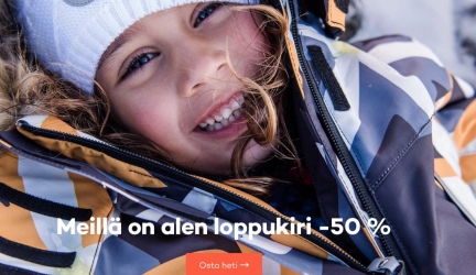Reima alensi lisää – nyt jopa -50 % Reima, Reimatec ale tuotteista!
